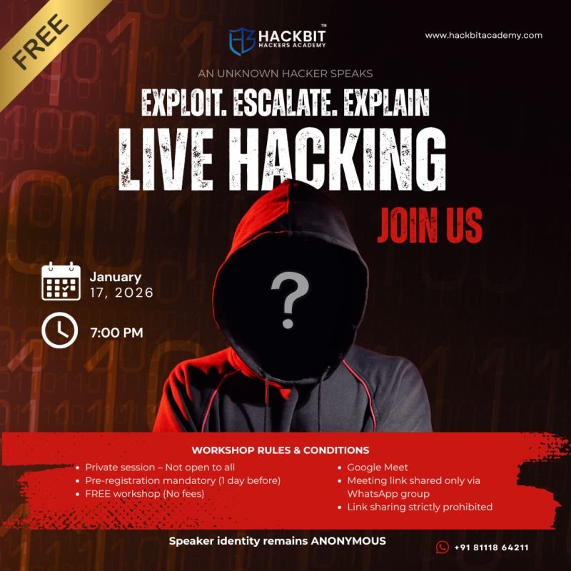 HACKBIT Live Hacking